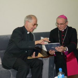 Fr General with Archbishop Leopoldo Girelli 