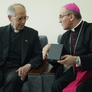 Fr General with Archbishop Leopoldo Girelli 